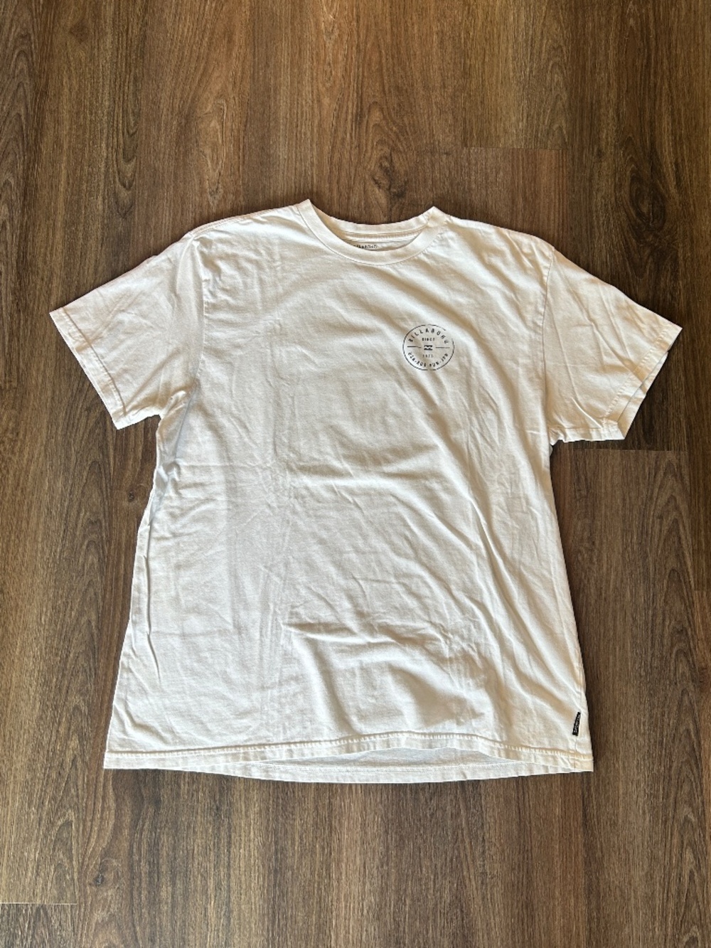 Billabong White Core Fit T-Shirt Men’s XL 100% Cotton